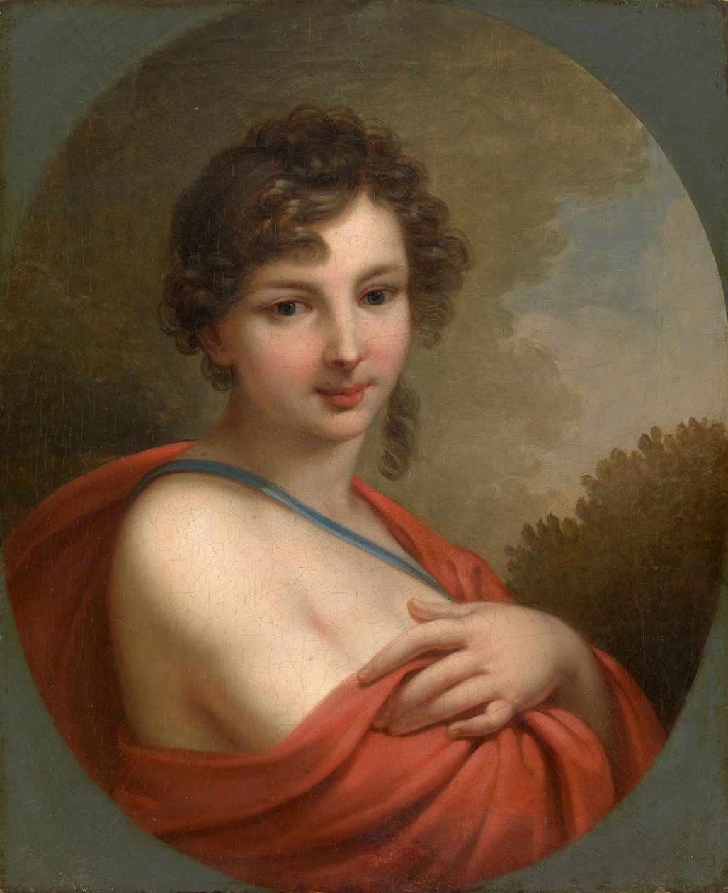 Portrét Eleny Naryshkiny 17851855, 1800 od Johann Baptist von Lampi the Elder