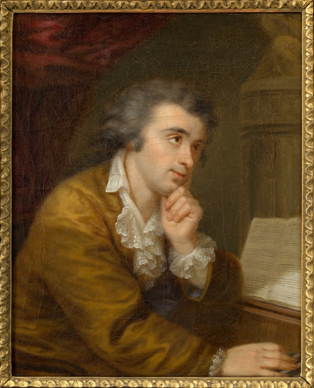 Portrét pianisty a skladatele Josepha Wölfla 1773-1812, c. 1795. od Johann Baptist von Lampi the Elder