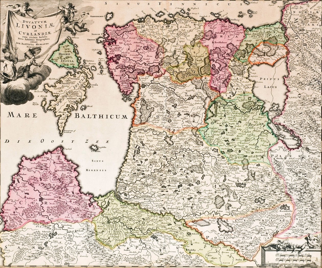 Od Baltského moře od Johann Baptista Homann