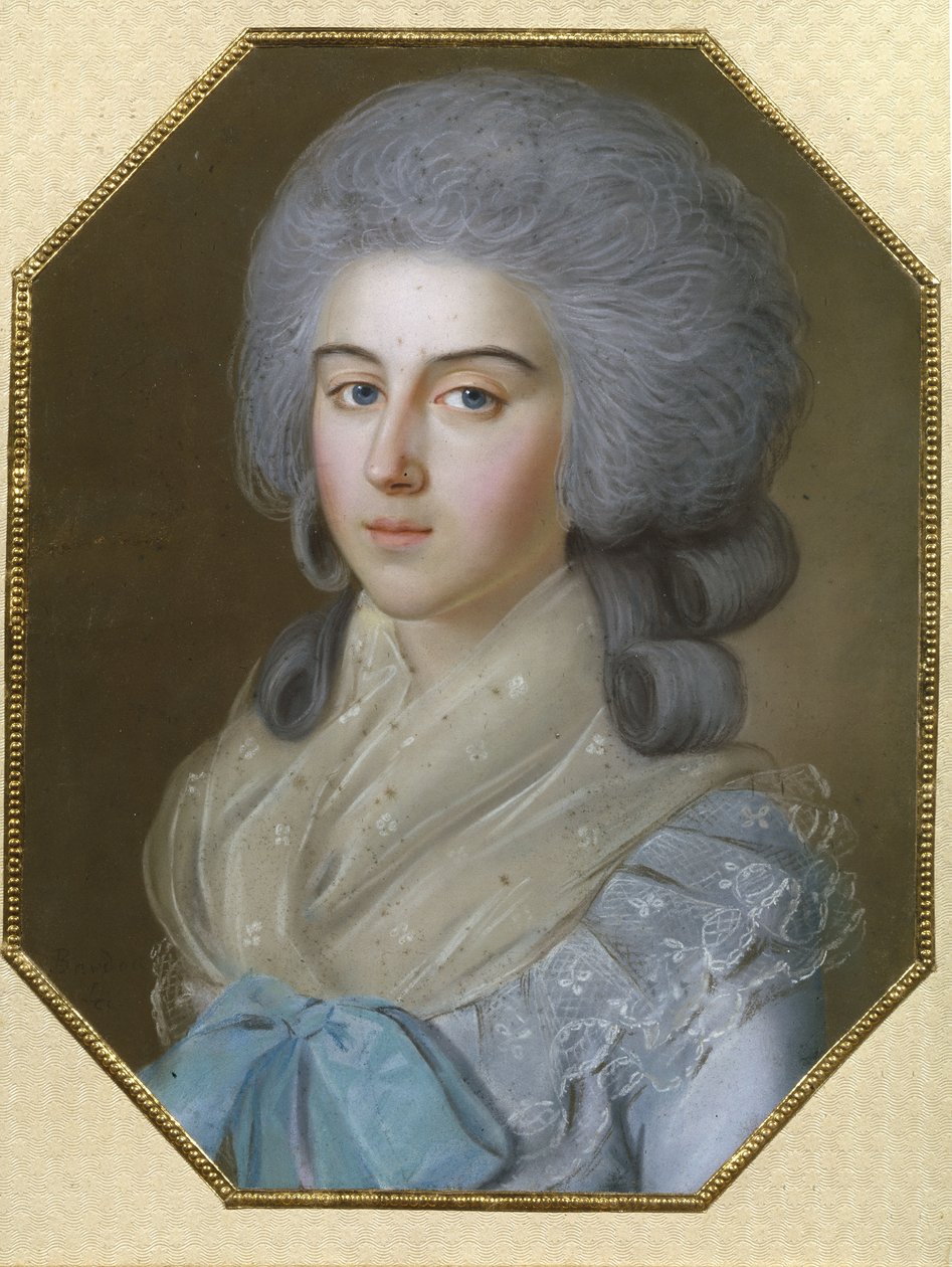 Portrét hraběnky Anny Alexandrovny Golitsyny, baronky Stroganové 1739-1816, 1786 od Johann Bardou