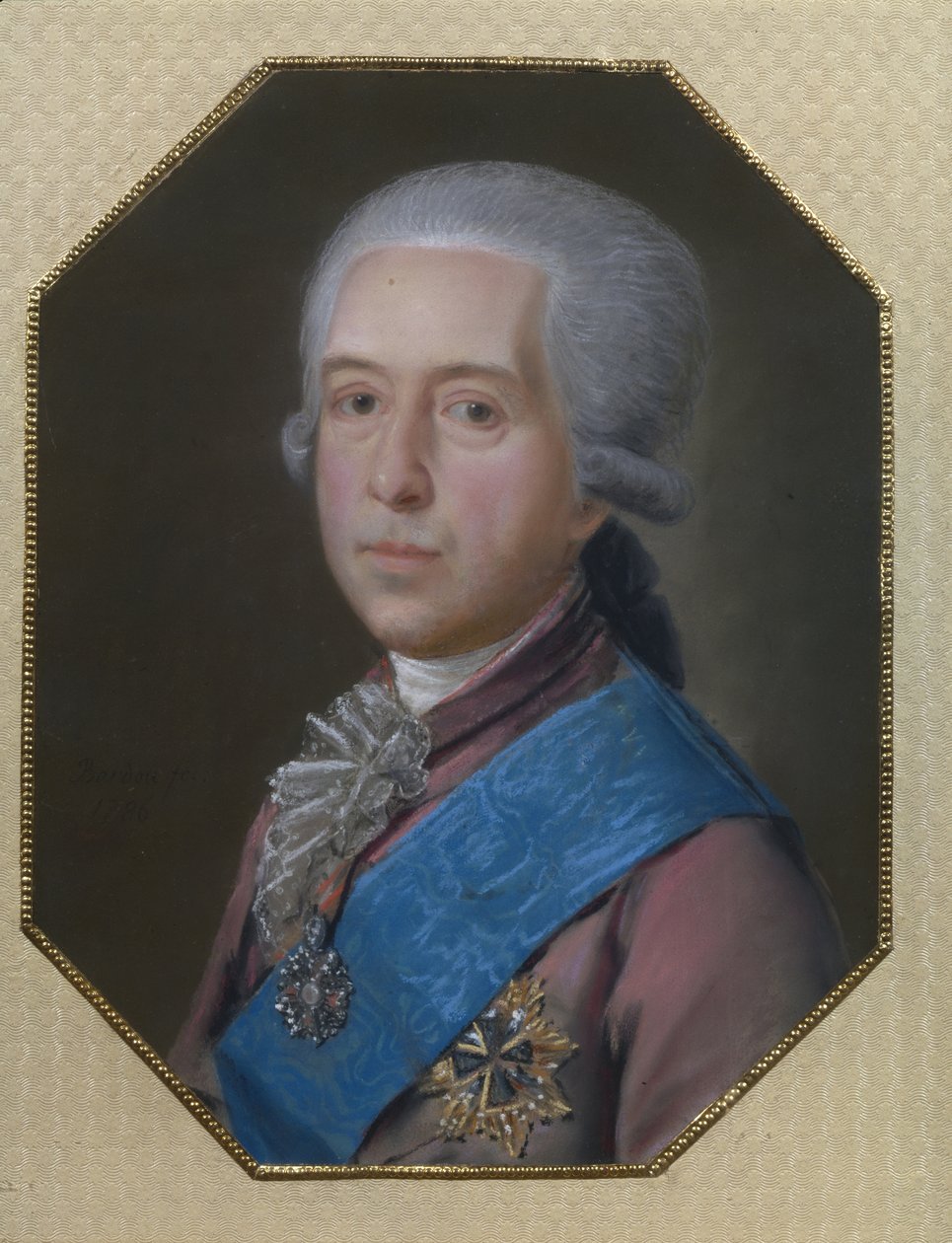 Portrét generála hraběte Michaila Michajloviče Golitsyna 1731-1806, 1786 od Johann Bardou