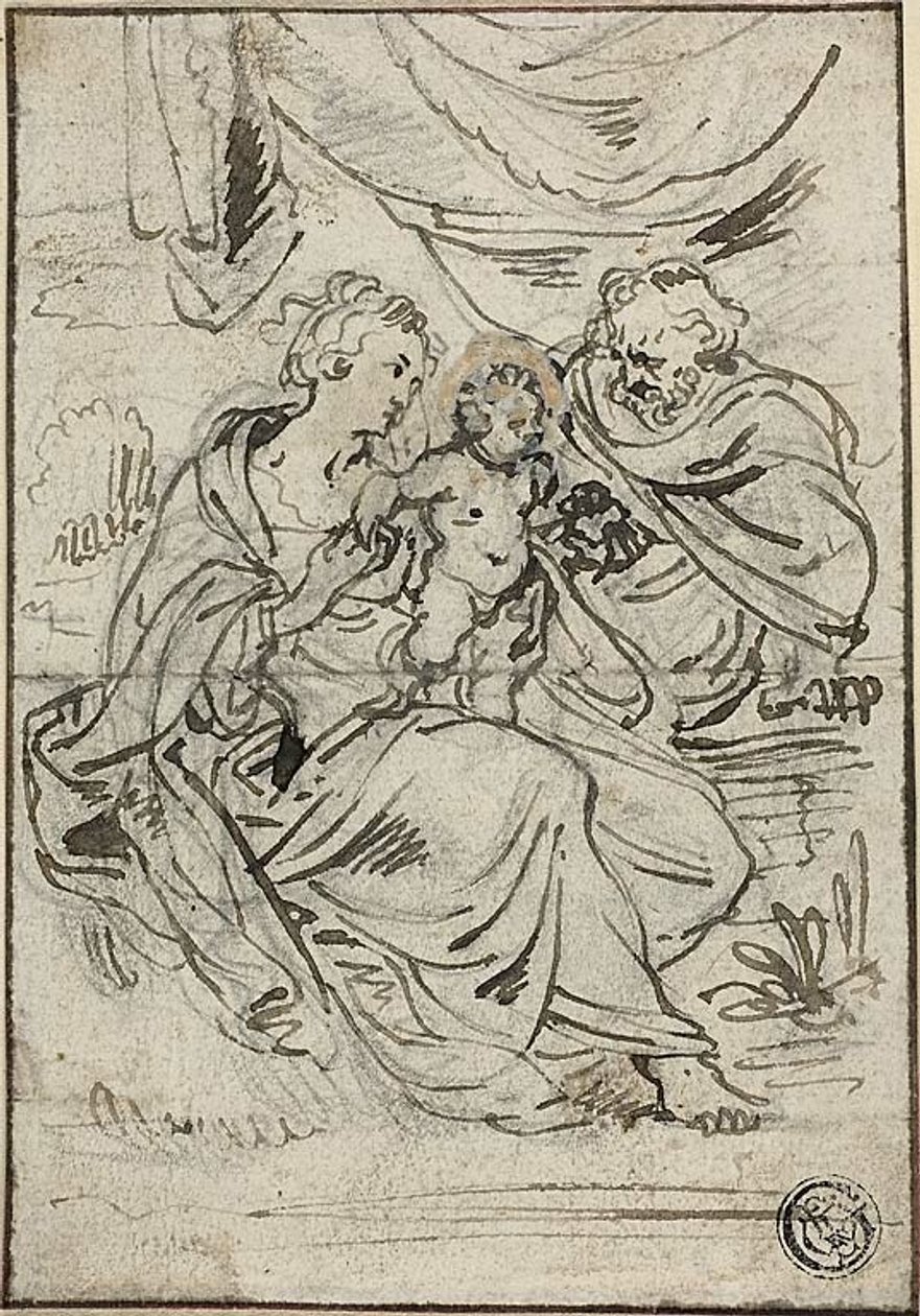 Svatá rodina od Johann Boeckhorst