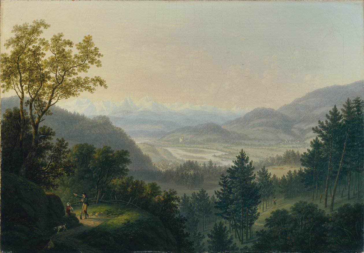 Okolí habsburských ruin od Johann Caspar Rahn