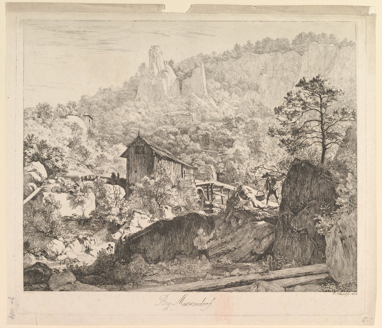 Kolem Muckendorfu, 1818. od Johann Christian Erhard