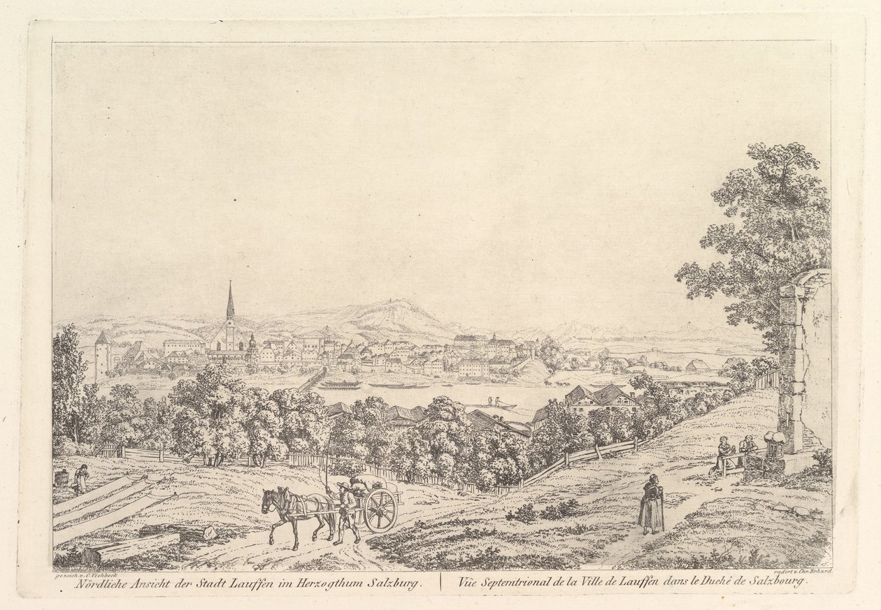 Stezky v salcburském vévodství, počátek 19. století. od Johann Christian Erhard
