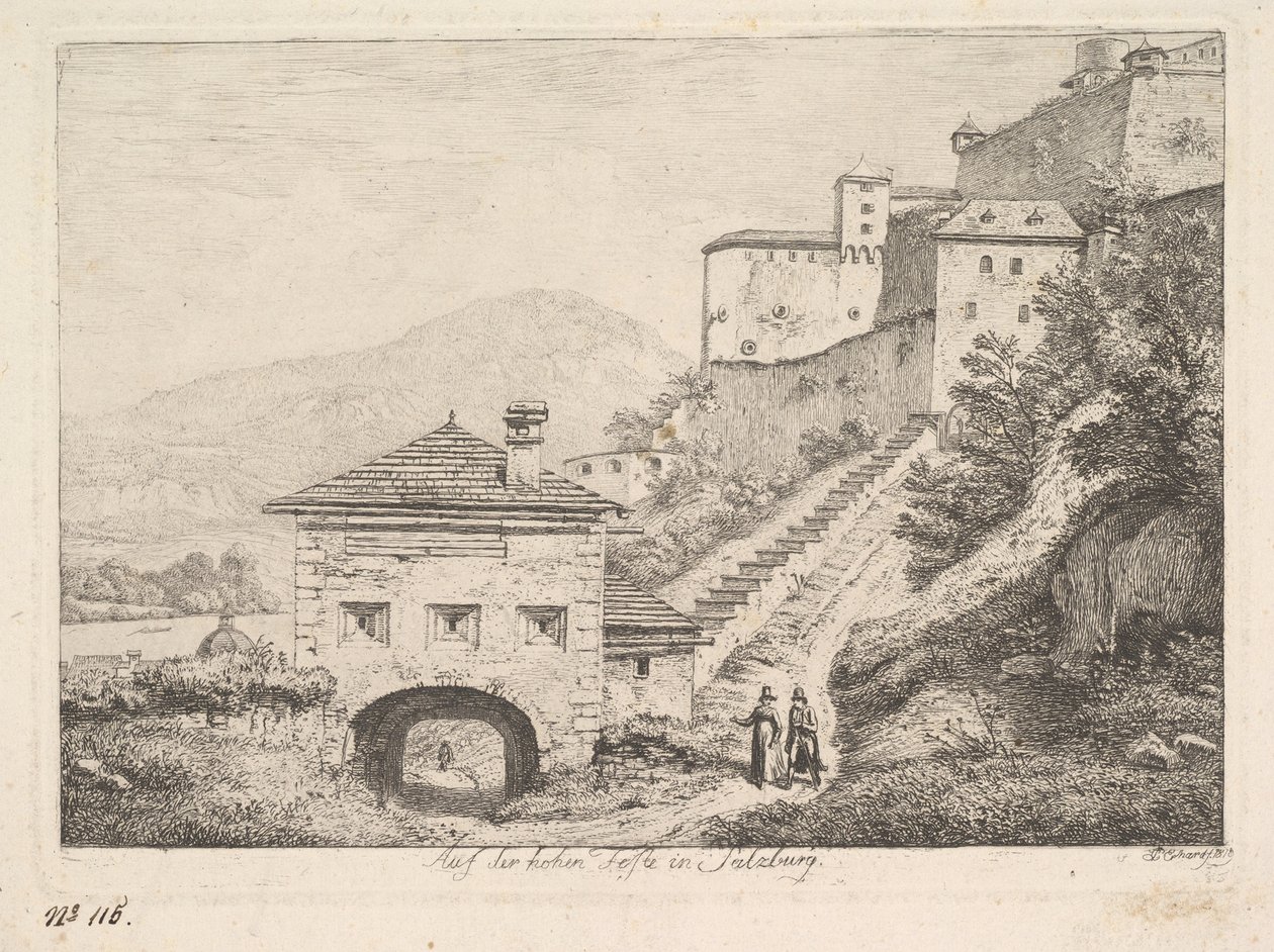 Nejvyšší svátek v Salcburku, 1819. od Johann Christian Erhard
