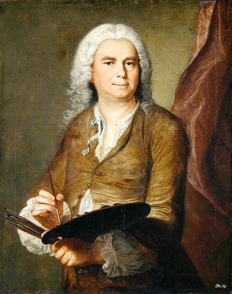 Johann Alexander Thiele (1685-1752) (olej na plátně) od Johann Christian Fiedler
