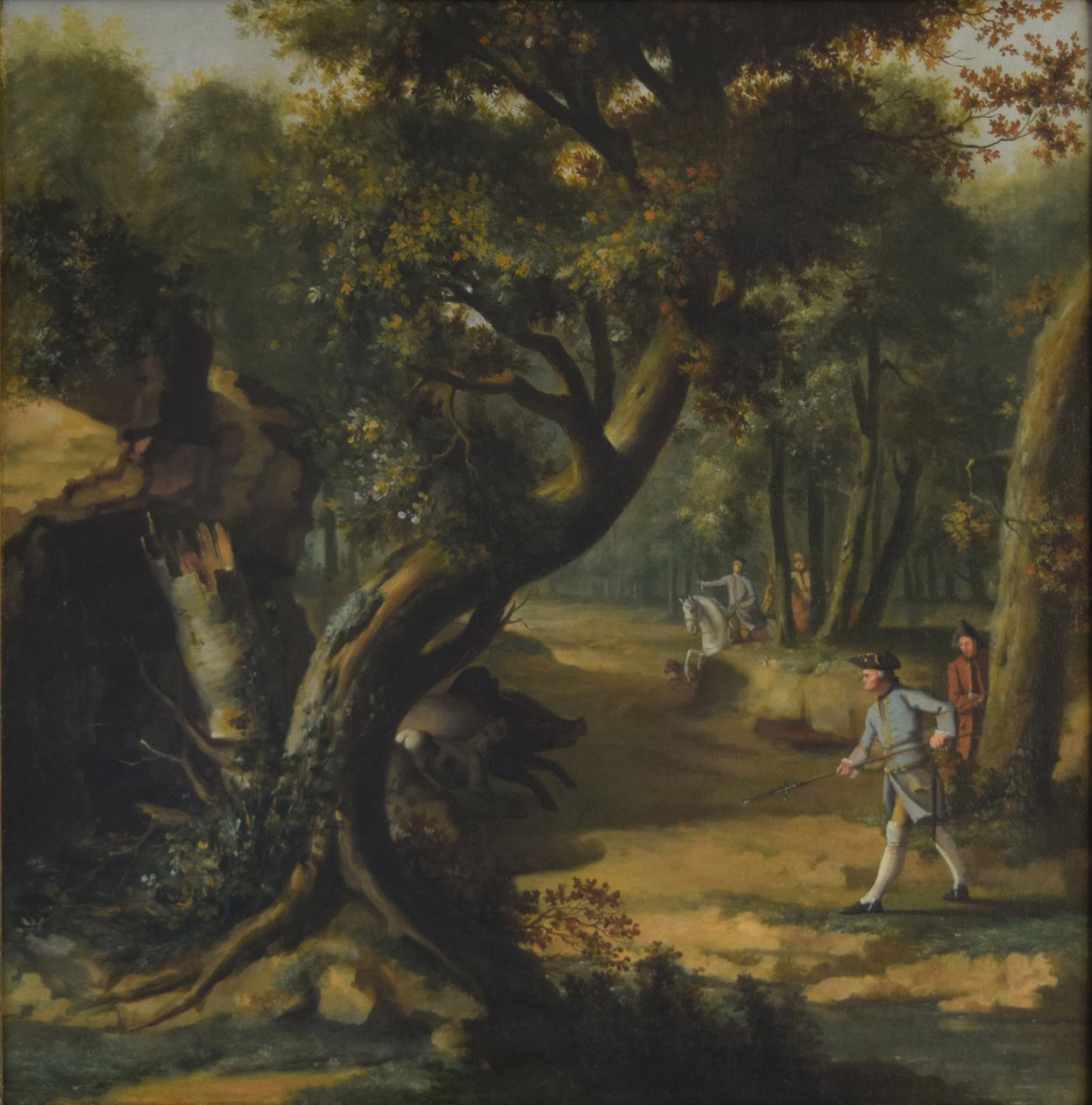 Lov divočáků od Johann Christian Klengel
