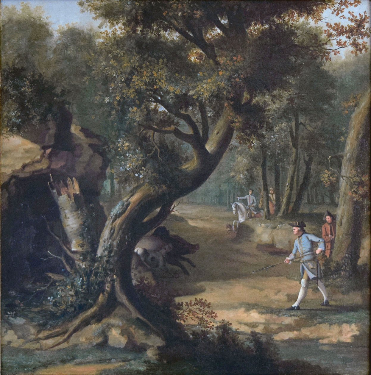 Lov divočáků od Johann Christian Klengel