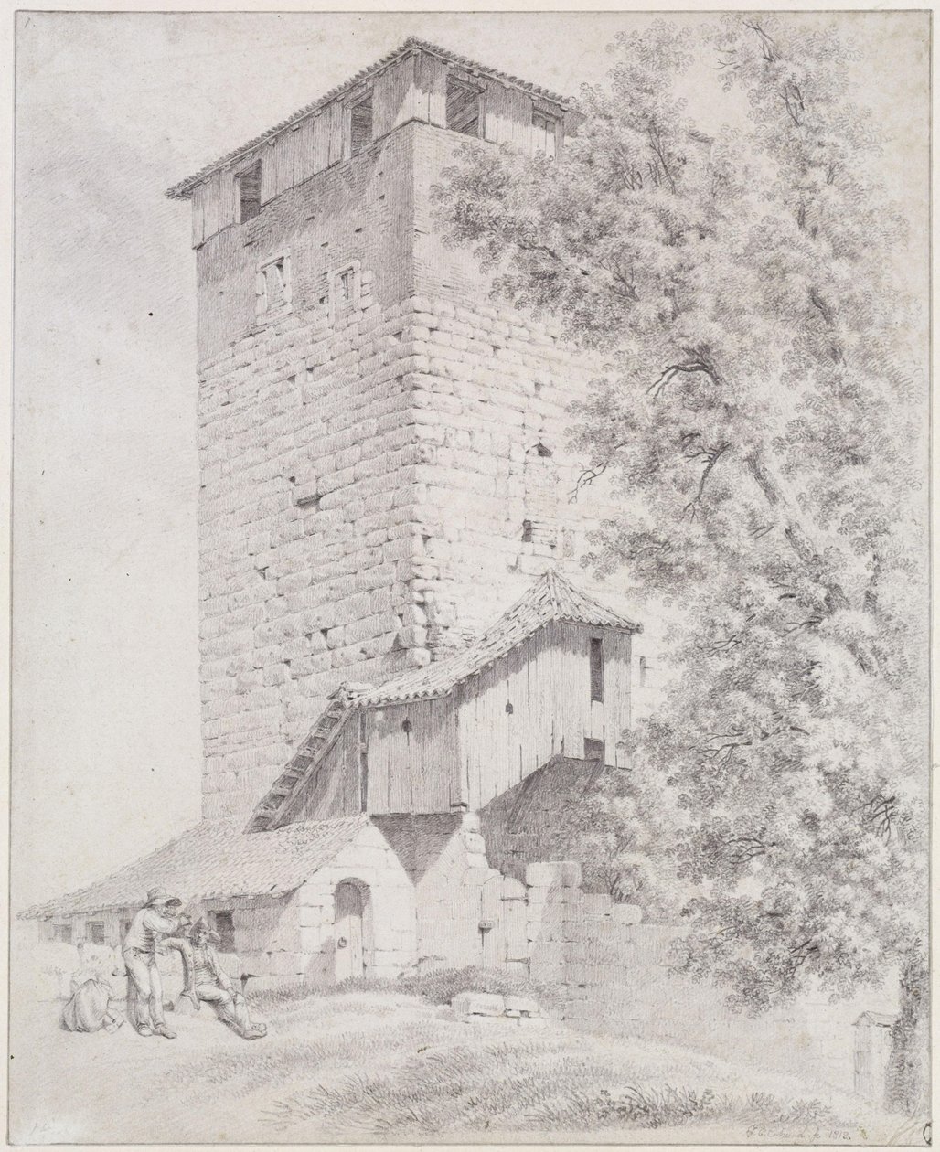 Pětiúhelníková věž v Norimberku od Johann Christoph Erhard