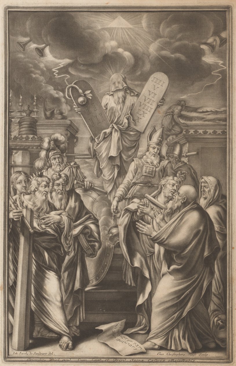 Ectypa Bible (obrazová bible) od Johann Christoph Weigel