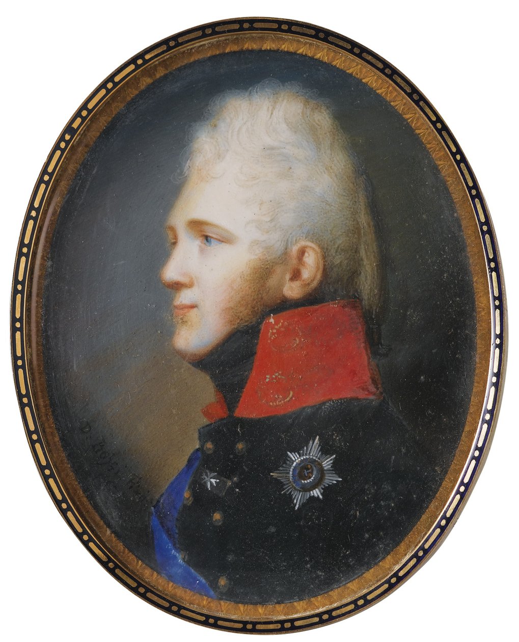Portrét císaře Alexandra I. 1777-1825, 1805 od Johann Dominik Bossi