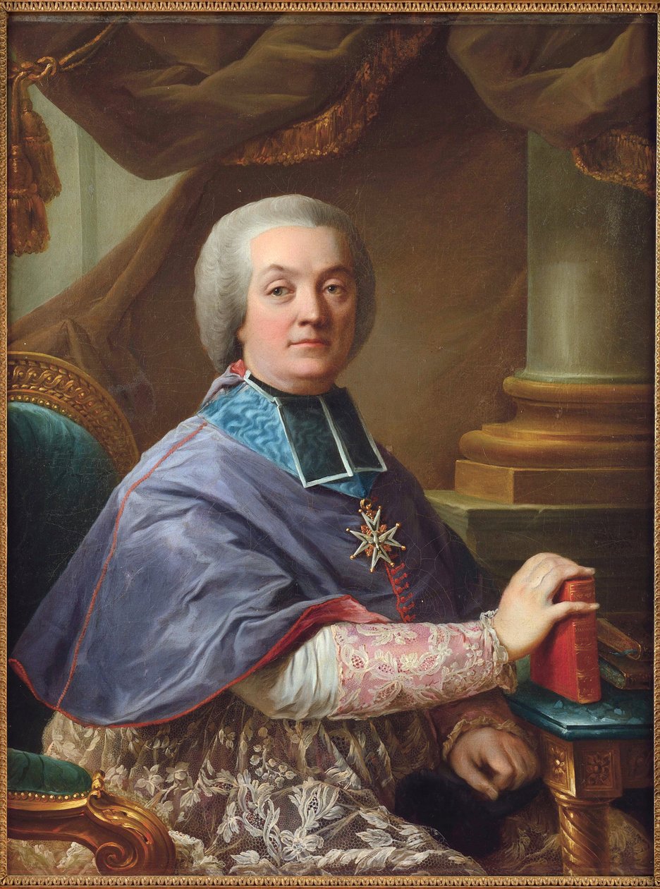 Armand de Roquelaure - Jean-Armand (Jean Armand) de Bessuejouls Roquelaure (1721-1818), Heinsius, Johann Ernst (1731-1794). Olej na plátně od Johann Ernst Heinsius