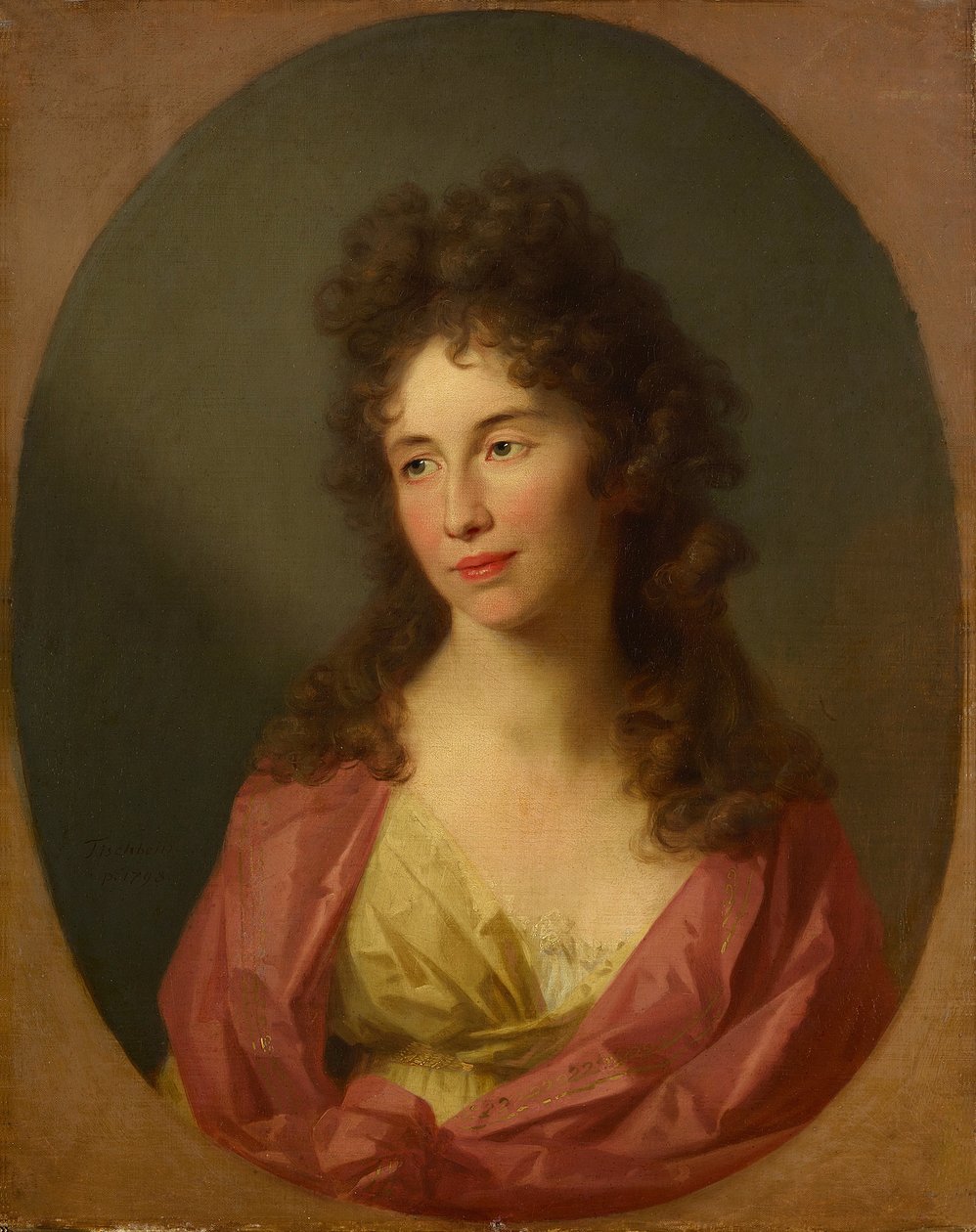 Portrét Konradine Hufelandové, rozené Wiedemannové od Johann Friedrich August Tischbein