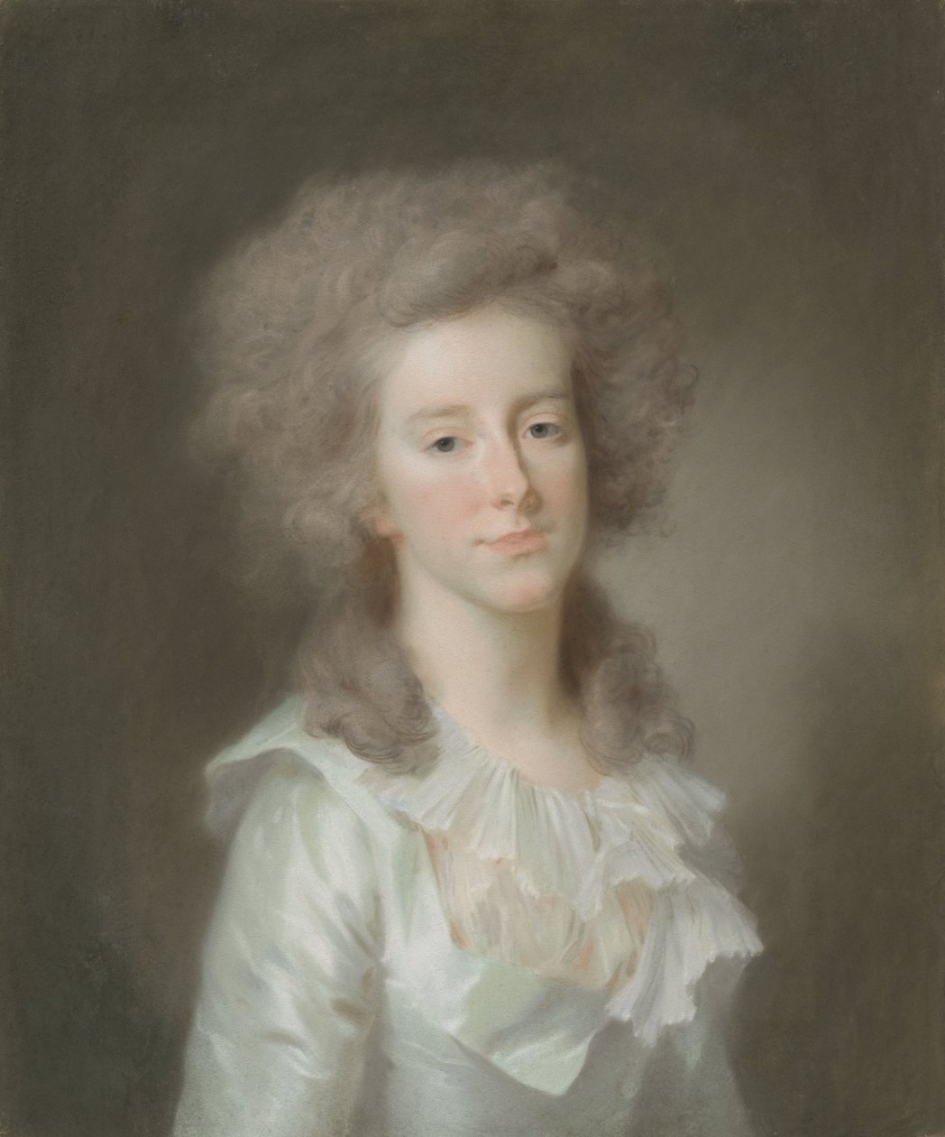 Frederica Louisa Wilhelmina (Louise; 1770-1819), princezna z Orange-Nassau. Dcera prince Williama V., manželka Carela George Augusta, dědičného prince z Brunswick-Wolfenbüttel od Johann Friedrich August Tischbein