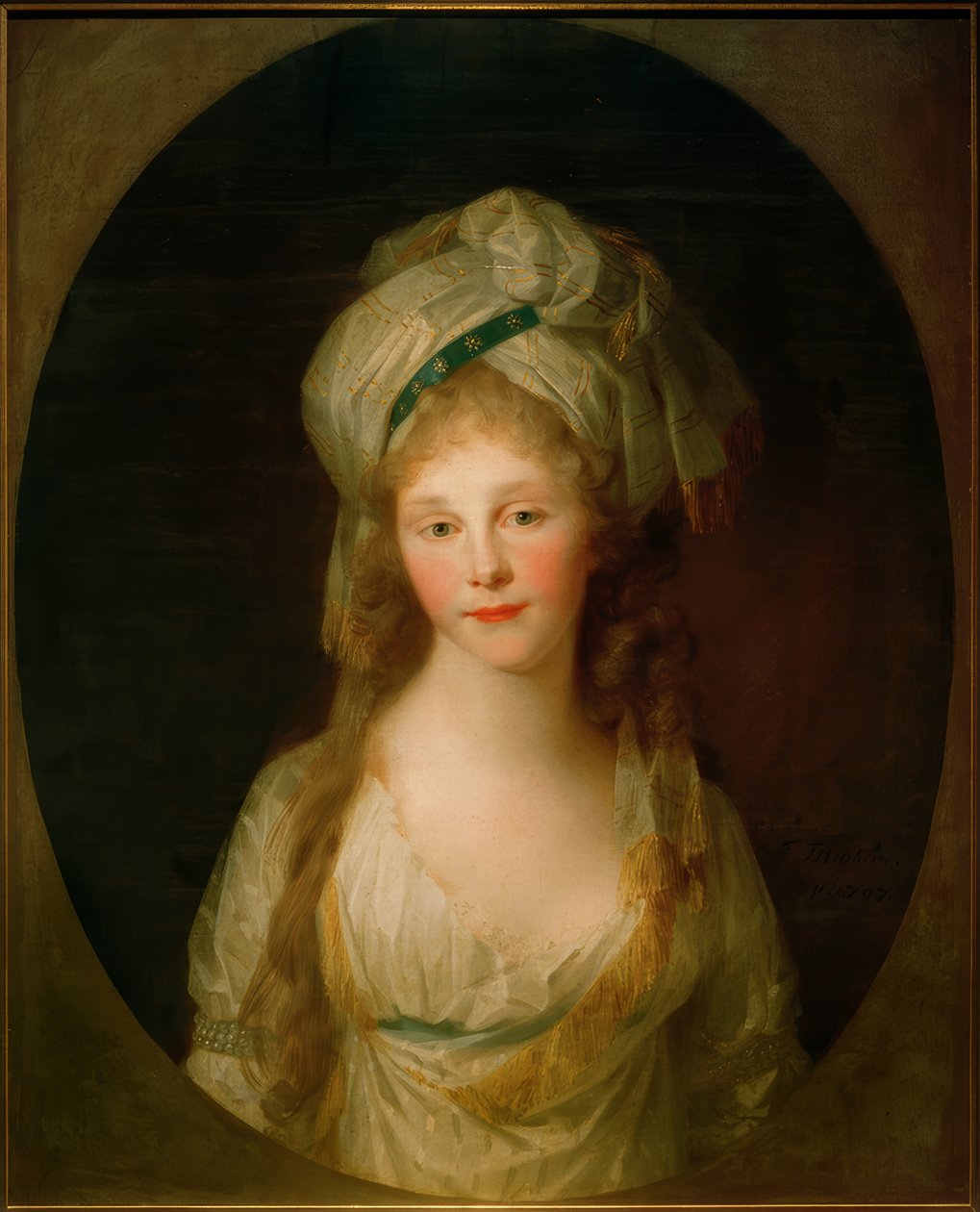 Friederike princezna Pruská od Johann Friedrich August Tischbein