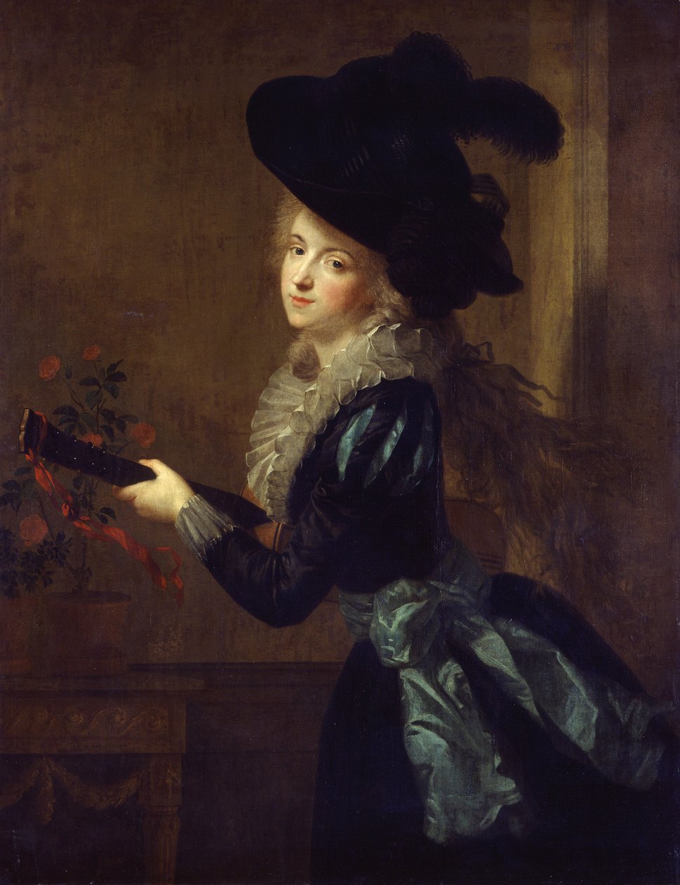 Loutnistka od Johann Friedrich August Tischbein