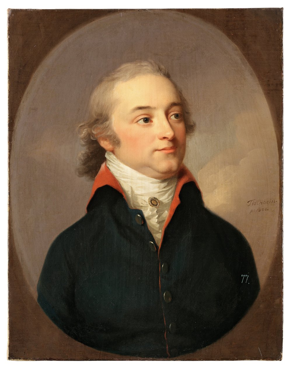 Portrét Friedricha Karla Ludwiga, vévody ze Šlesvicka-Holštýnska-Sonderburg-Beck 1757-1816, 1800 od Johann Friedrich August Tischbein