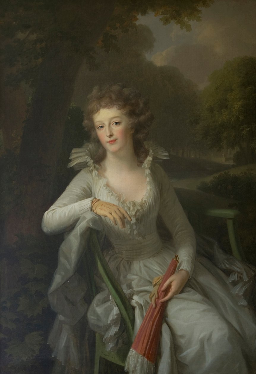 Portrét Jacoba Margaretha Maria Boreel ( -1816) od Johann Friedrich August Tischbein