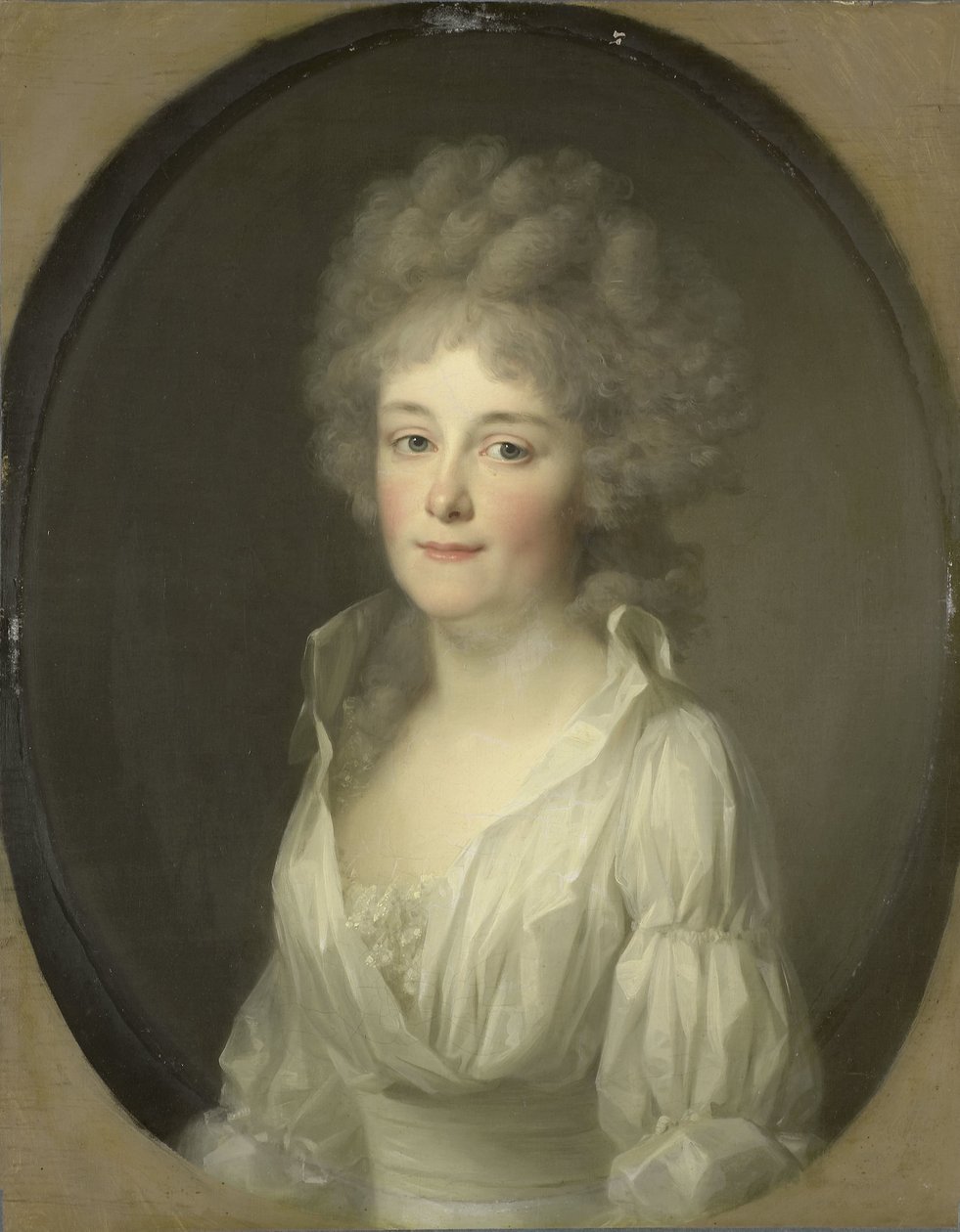 Portrét Johanny Ferdinandy van Collenové, manželky Salomona Rendorpa od Johann Friedrich August Tischbein