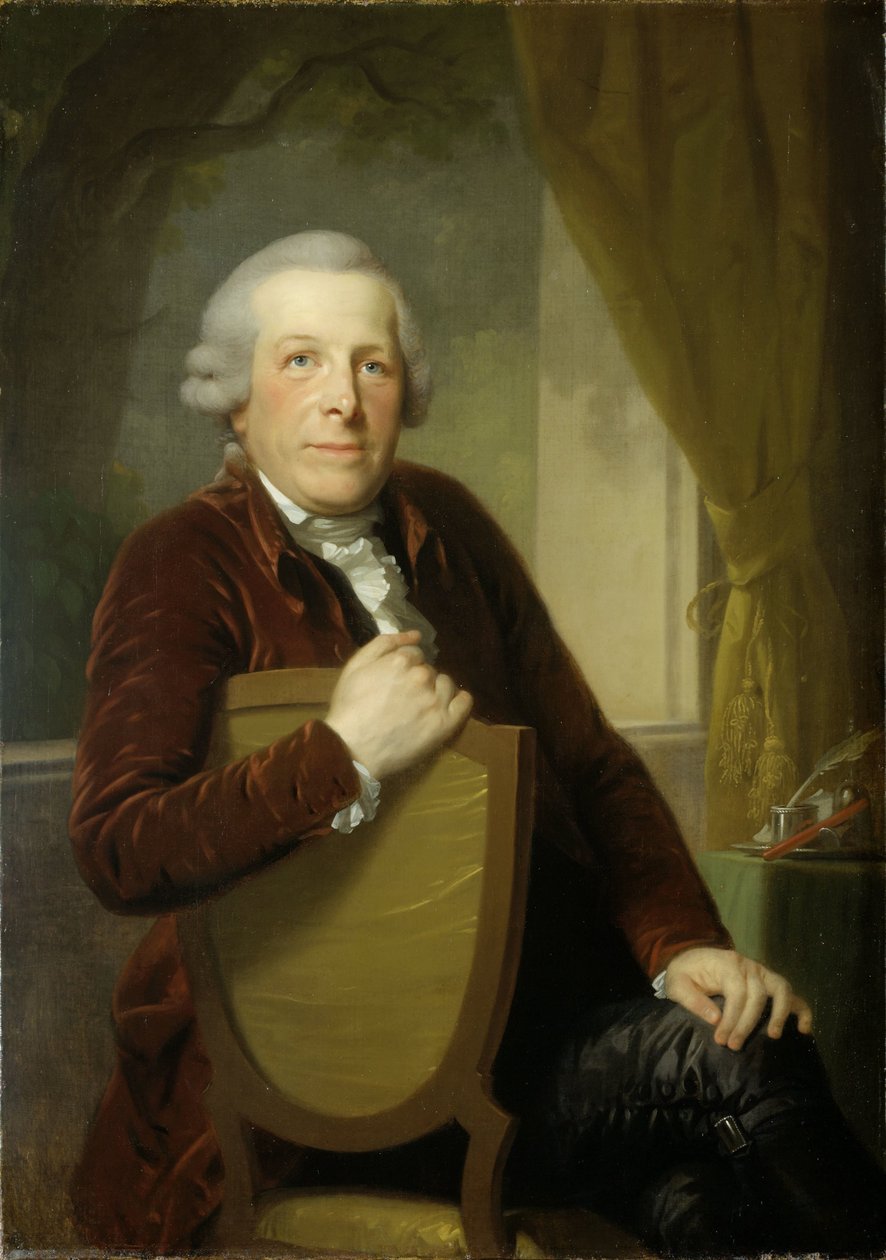 Portrét Johannese Lublinka II., filozofa, spisovatele a státníka od Johann Friedrich August Tischbein