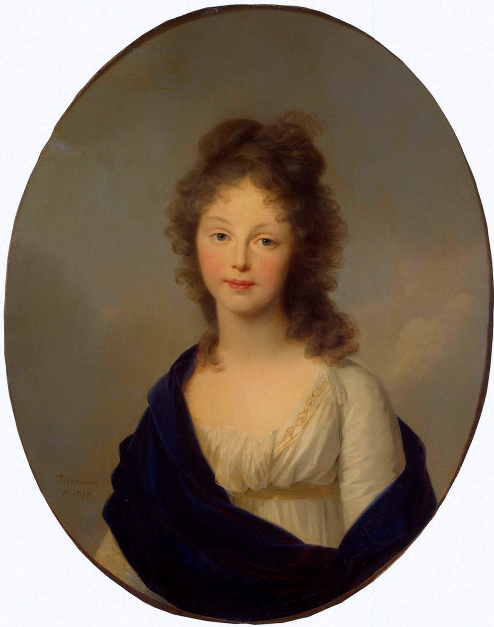 Portrét královny Louise Pruské, 1776-1810, 1798. od Johann Friedrich August Tischbein