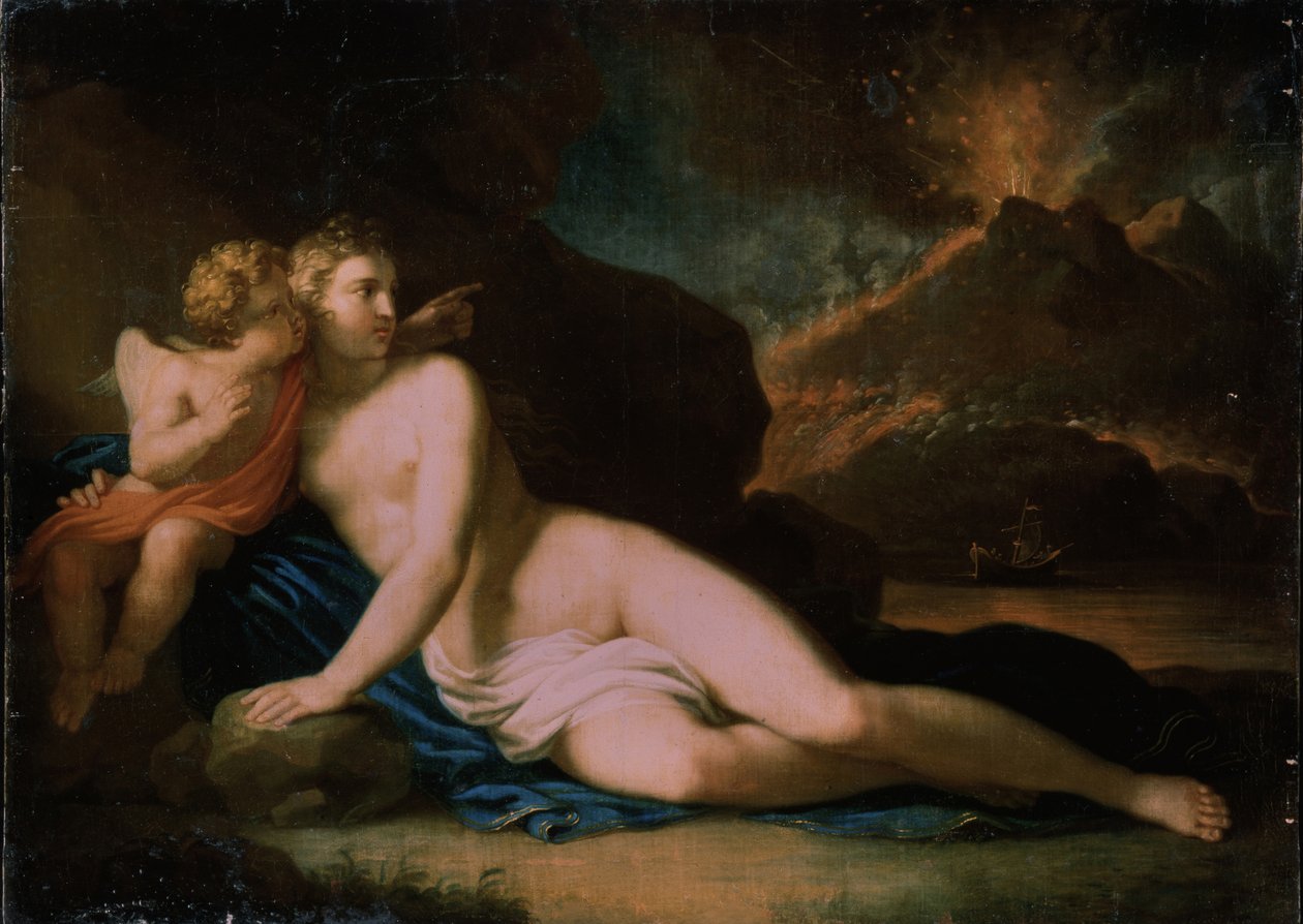 Venuše a Amor, 1804 od Johann Friedrich August Tischbein