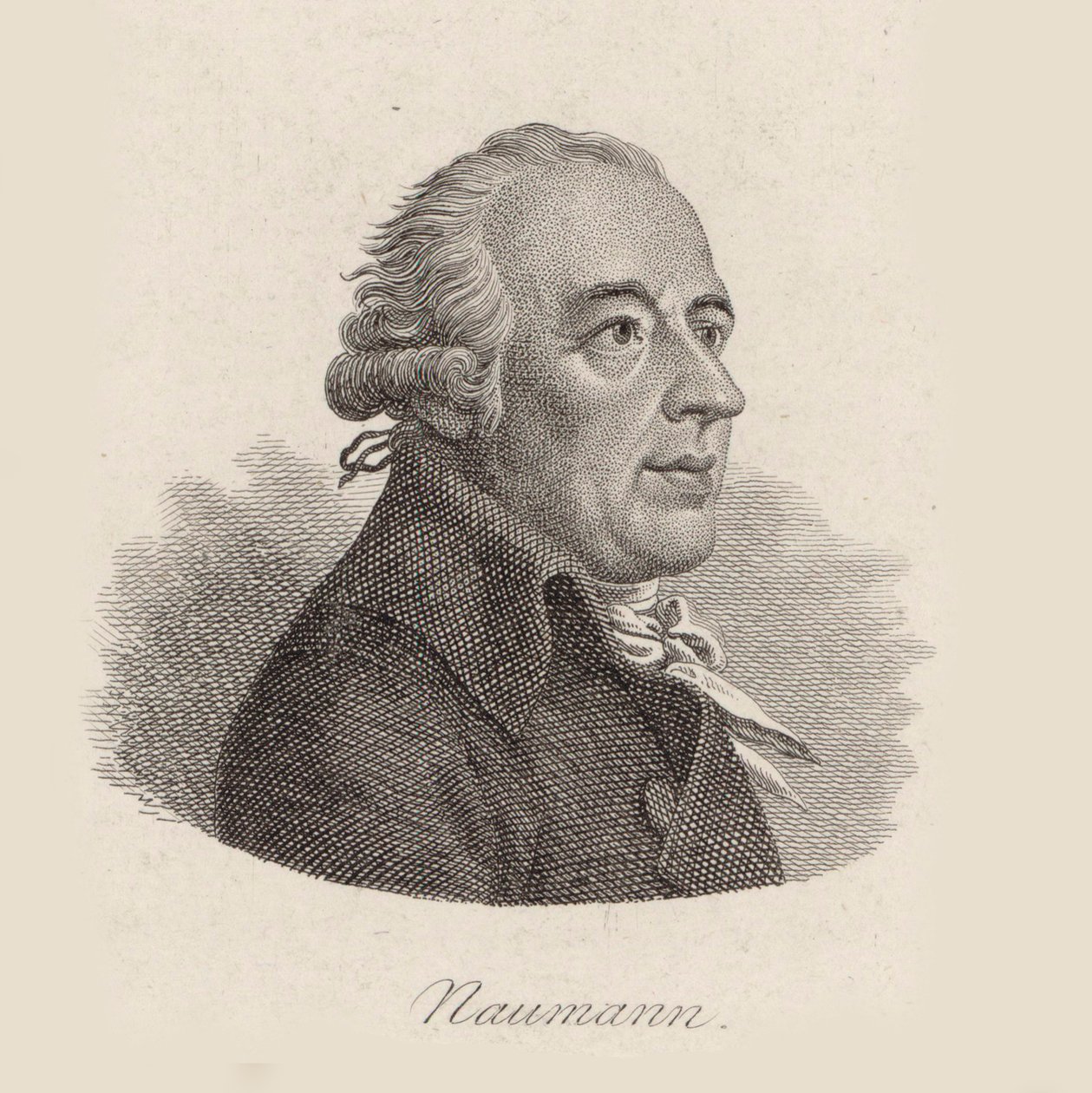 Portrét skladatele Johanna Gottlieba Naumanna 1741-1801. od Johann Friedrich Bolt