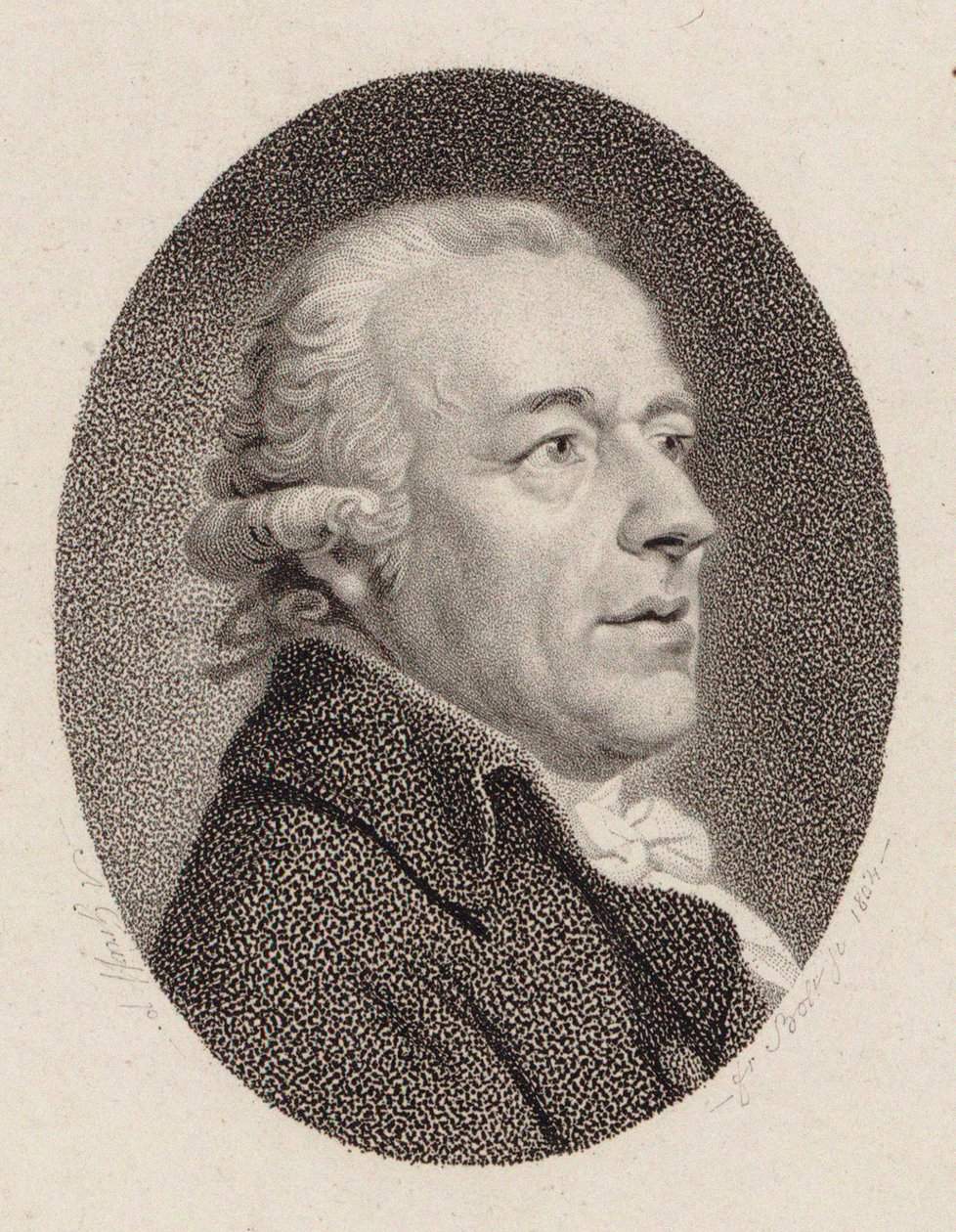 Portrét skladatele Johanna Gottlieba Naumanna 1741-1801, 1804. od Johann Friedrich Bolt