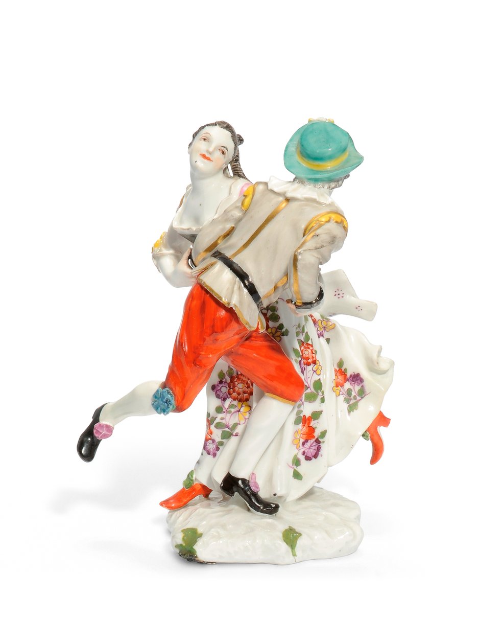 Míšeňská skupina tyrolských tanečnic, cca 1740 (porcelán) od Johann Friedrich Eberlein