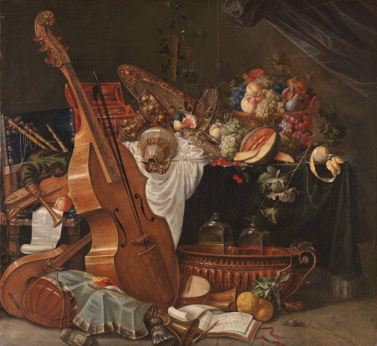 Stálý život od Johann Friedrich Grueber