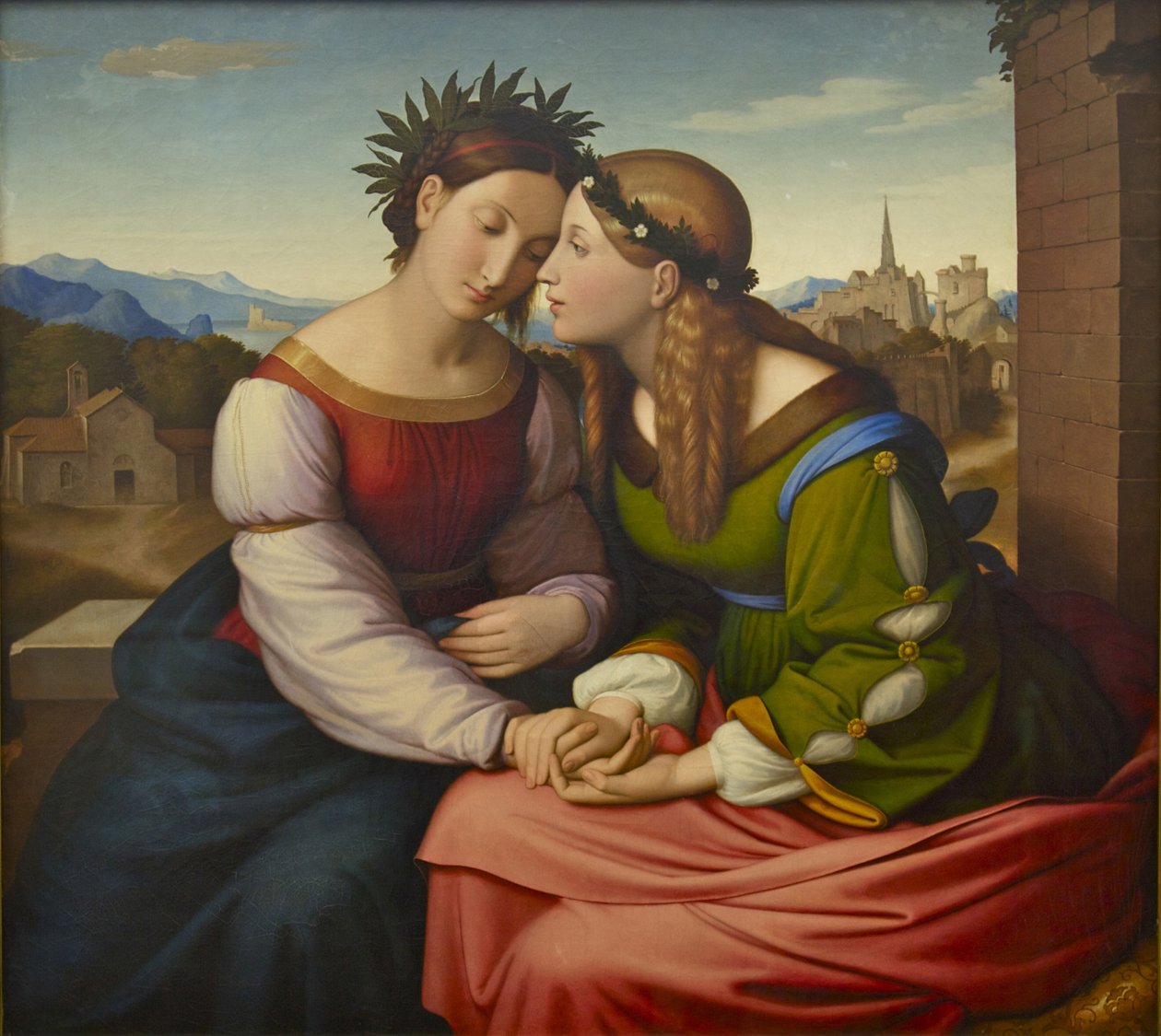 Itálie a Germánie Sulamith a Marie, 1828 od Johann Friedrich Overbeck