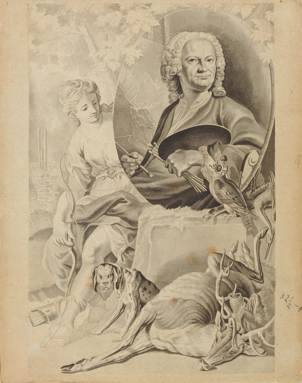 Frontispiz od Johann Georg Bergmuller