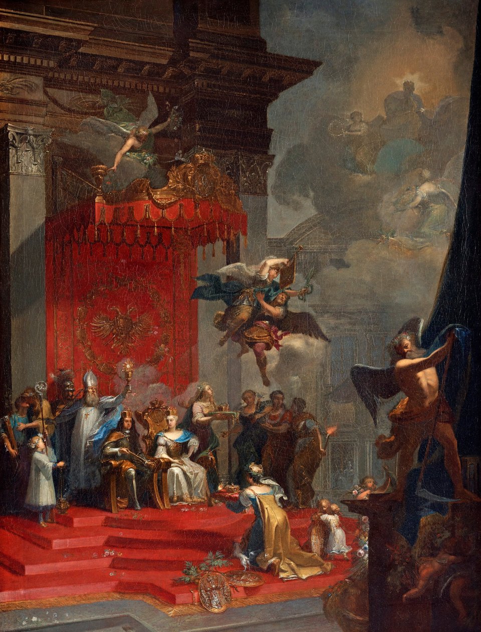 Císařovna Svaté říše římské Elisabeth Christine od Johann Georg Böhm the Elder
