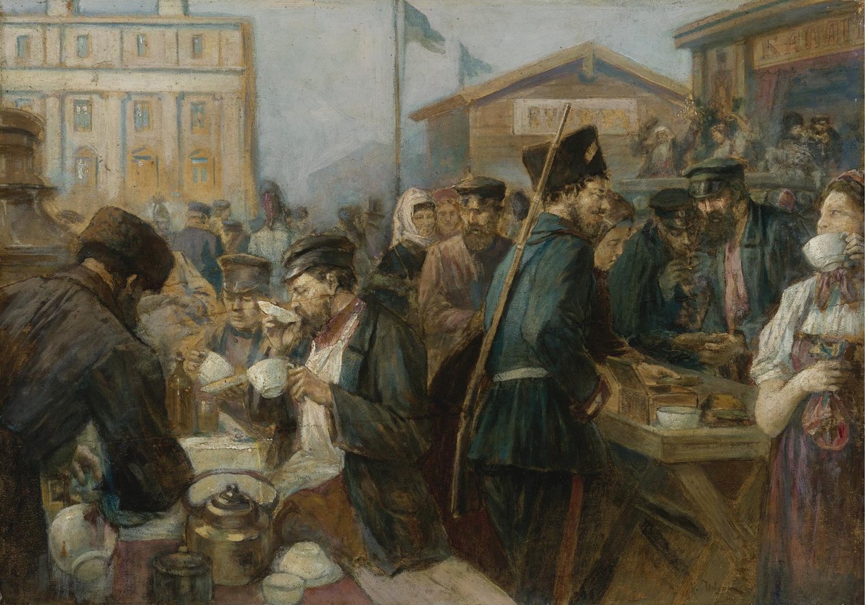 Jídlo v Petrohradu od Johann Georg Christian Urlaub