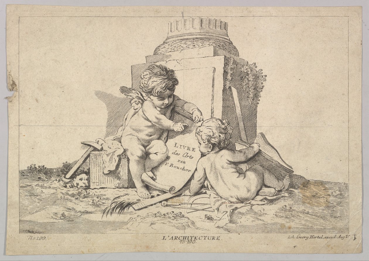 Architektura, 18. století. od Johann Georg Hertel