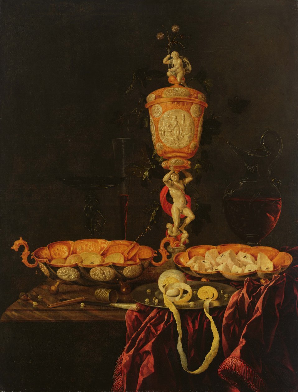 Zátiší s pohárem, 1676 od Johann Georg Hinz