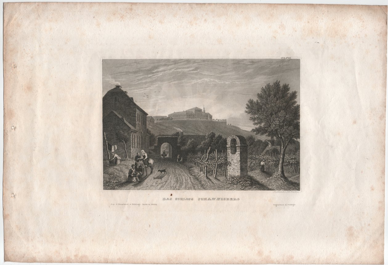 hrad Johannisberg od Johann Georg Martini