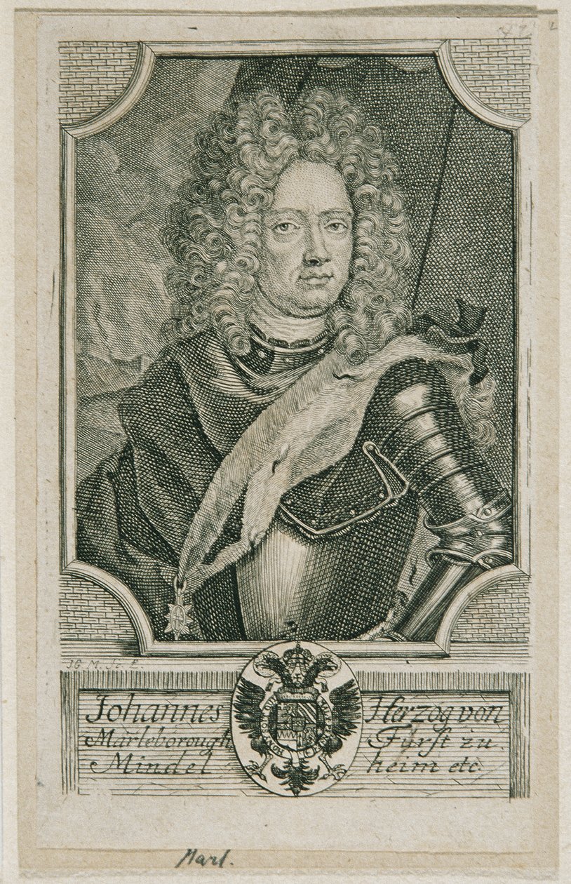 John Churchill Herzog von Marlborough od Johann Georg Mentzel