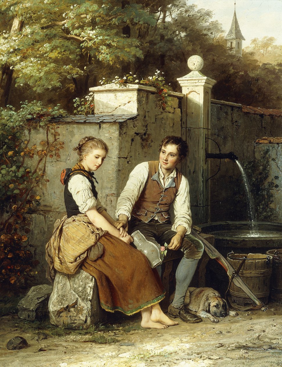 U Studny, 1872 od Johann Georg Meyer von Bremen