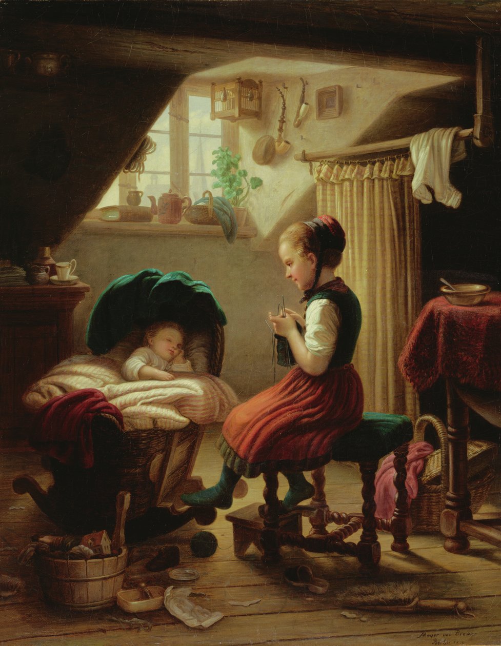 Péče o nejmenší od Johann Georg Meyer von Bremen