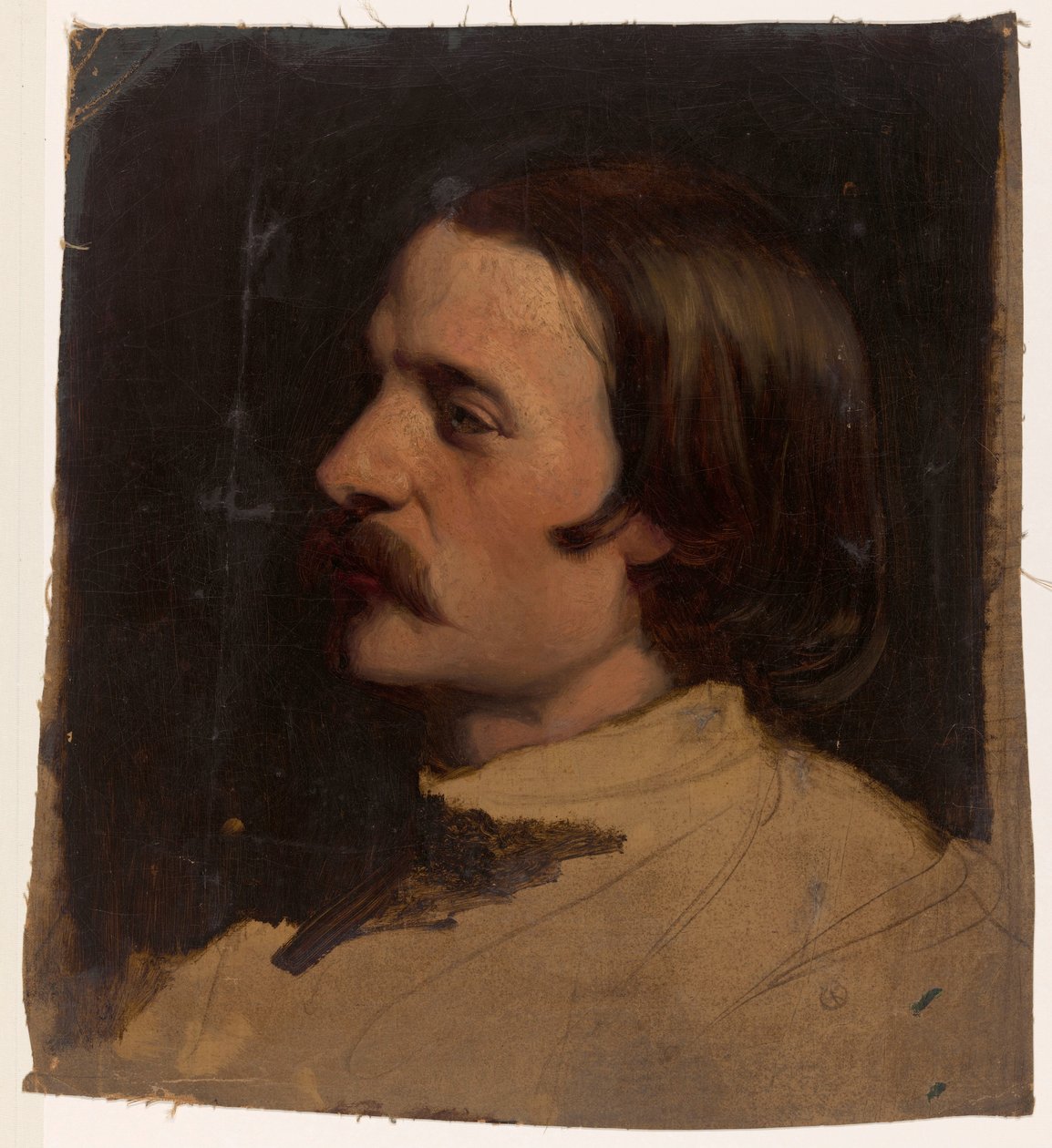 Studujte hlavu vlevo od Johann Georg Schwartze