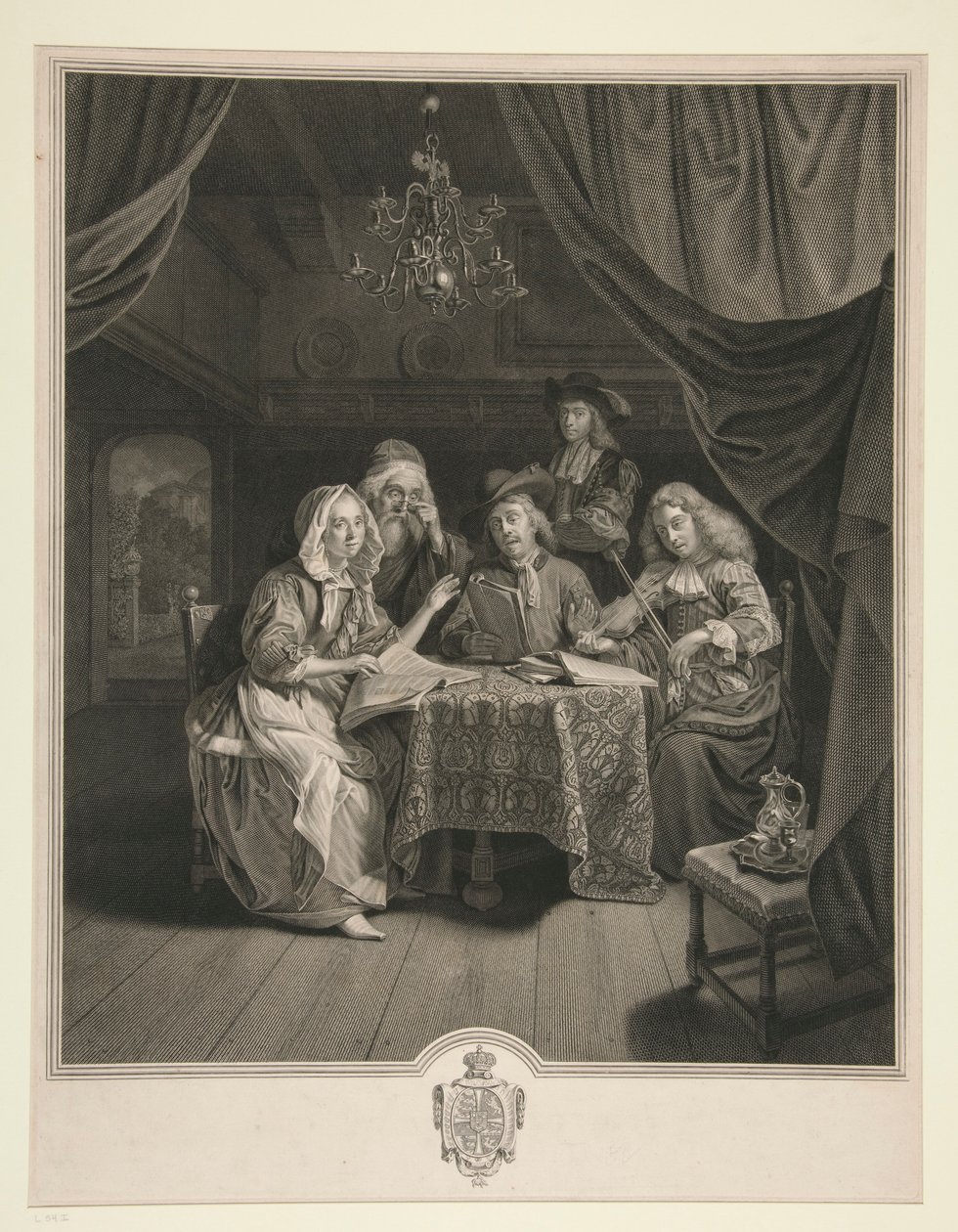 Rodinný koncert od Johann Georg Wille