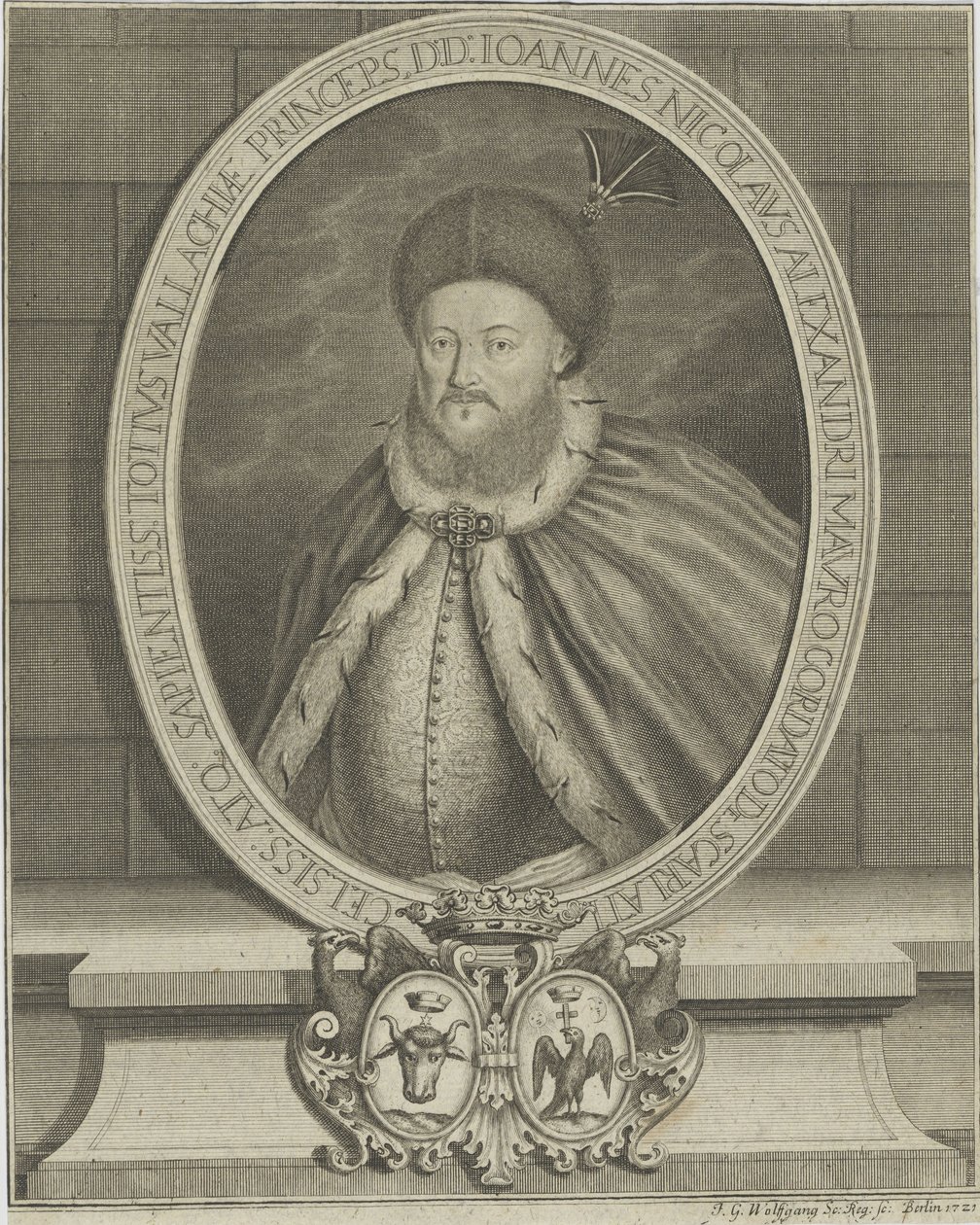Nicolaos Mavrocordatos 1680-1730, 1721. od Johann Georg Wolfgang