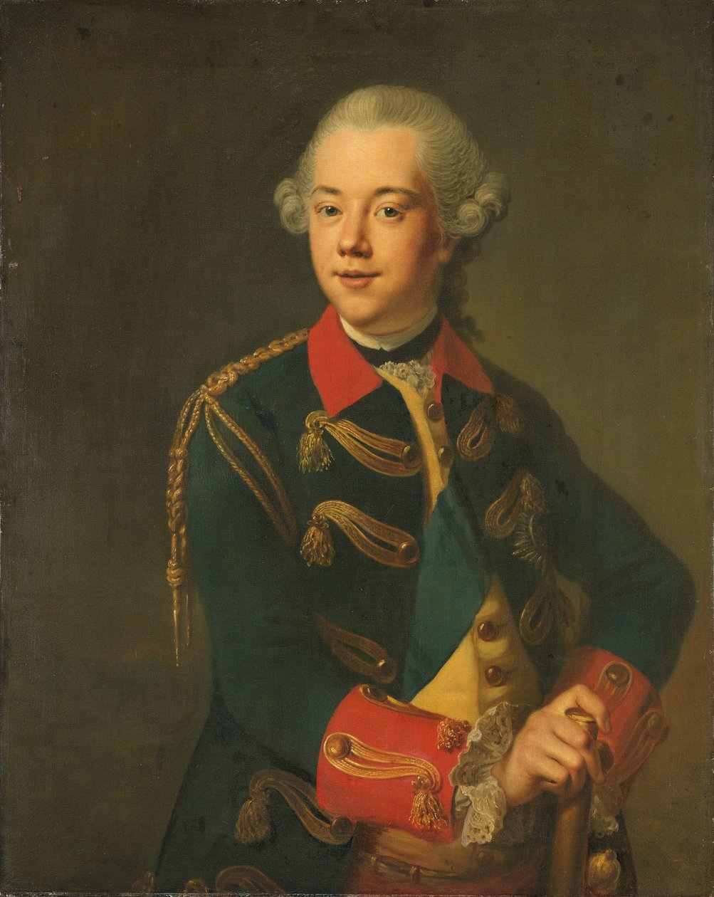 Portrét Williama V., prince z Orange-Nassau od Johann Georg Ziesenis