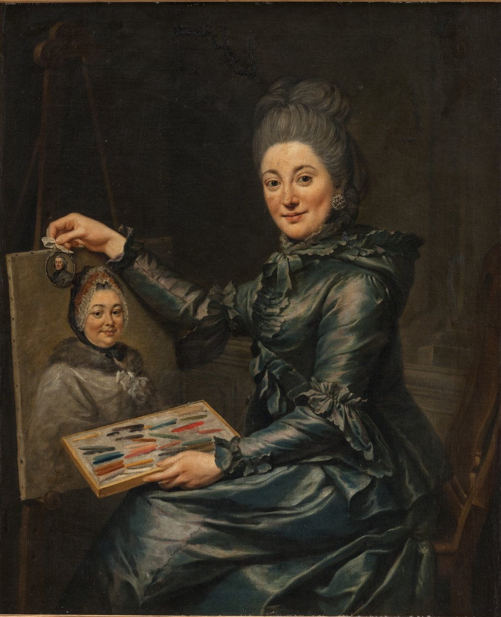 Portrét umělcovy dcery Elisabeth, provdané Lampe od Johann Georg Ziesenis