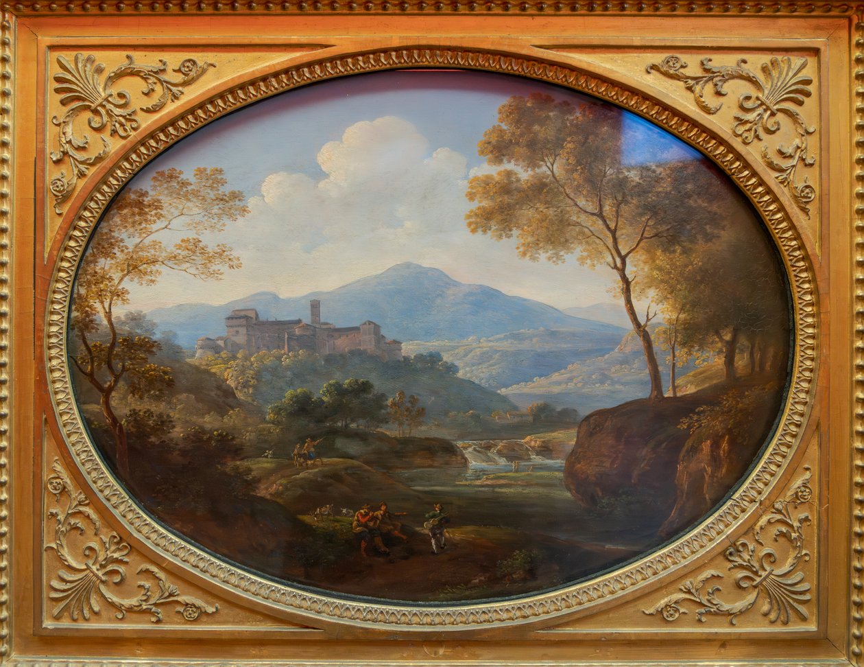 Grottaferrata u Říma od Johann Georg von Dillis