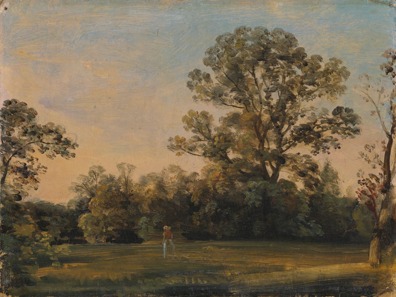 Parková krajina časně ráno od Johann Georg von Dillis