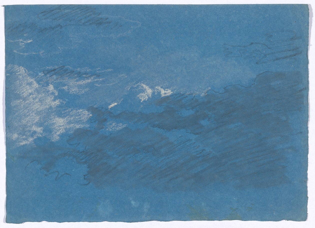 Wolkenstudie od Johann Georg von Dillis