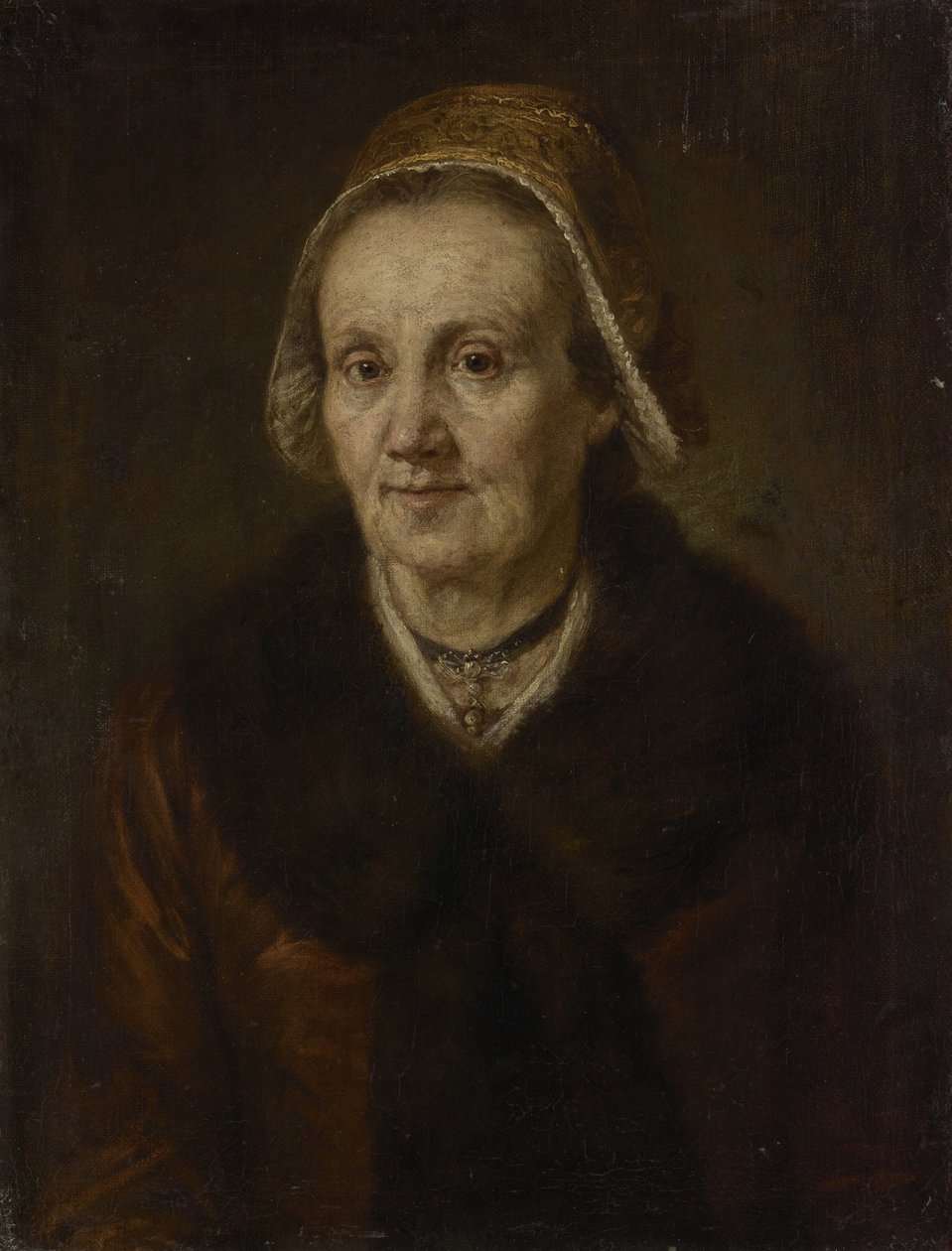 Stará žena s kapucí od Johann Georg von Edlinger